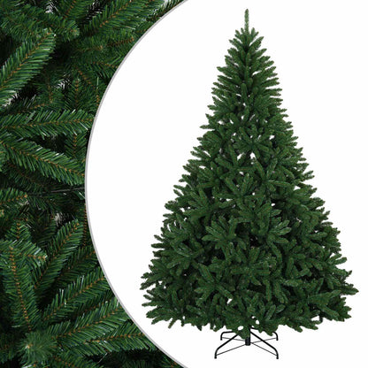 vidaXL Artificial Hinged Christmas Tree 270 cm PVC Medium Green