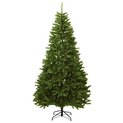 vidaXL Artificial Hinged Christmas Tree 270 cm 600 LEDs Warm White PVC