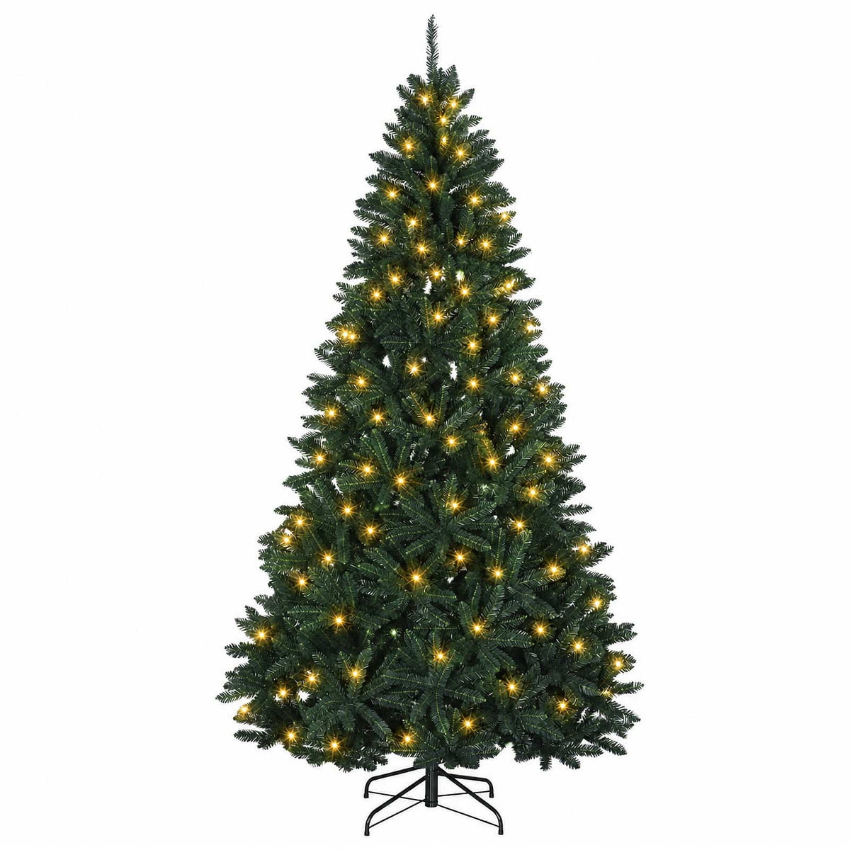 vidaXL Artificial Hinged Christmas Tree 300 cm 1000 LEDs Warm White