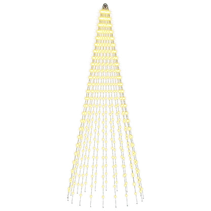 vidaXL Christmas Tree Light with Spikes 500 LEDs Warm White and