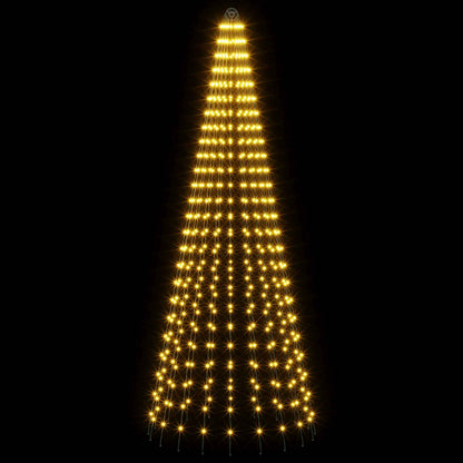 vidaXL Christmas Tree Light with Spikes 500 LEDs Warm White and