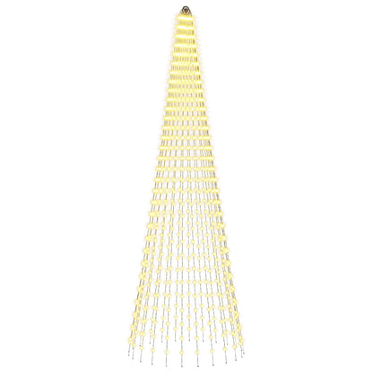 vidaXL Christmas Tree Light with Spikes 744 LEDs Warm White and