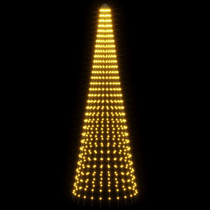 vidaXL Christmas Tree Light with Spikes 744 LEDs Warm White and