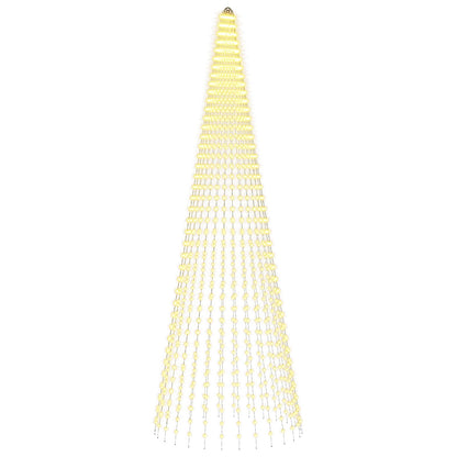 vidaXL Christmas Tree Light with Spikes 1148 LEDs Warm White and