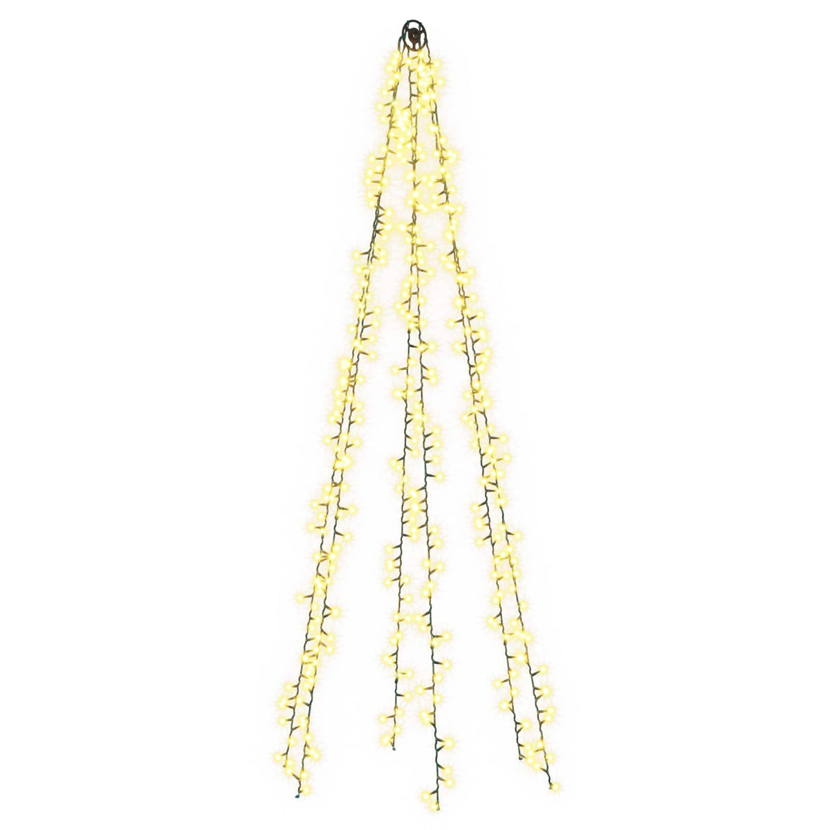 vidaXL Christmas Tree Lights with 6 LEDs 540 LEDs Warm White