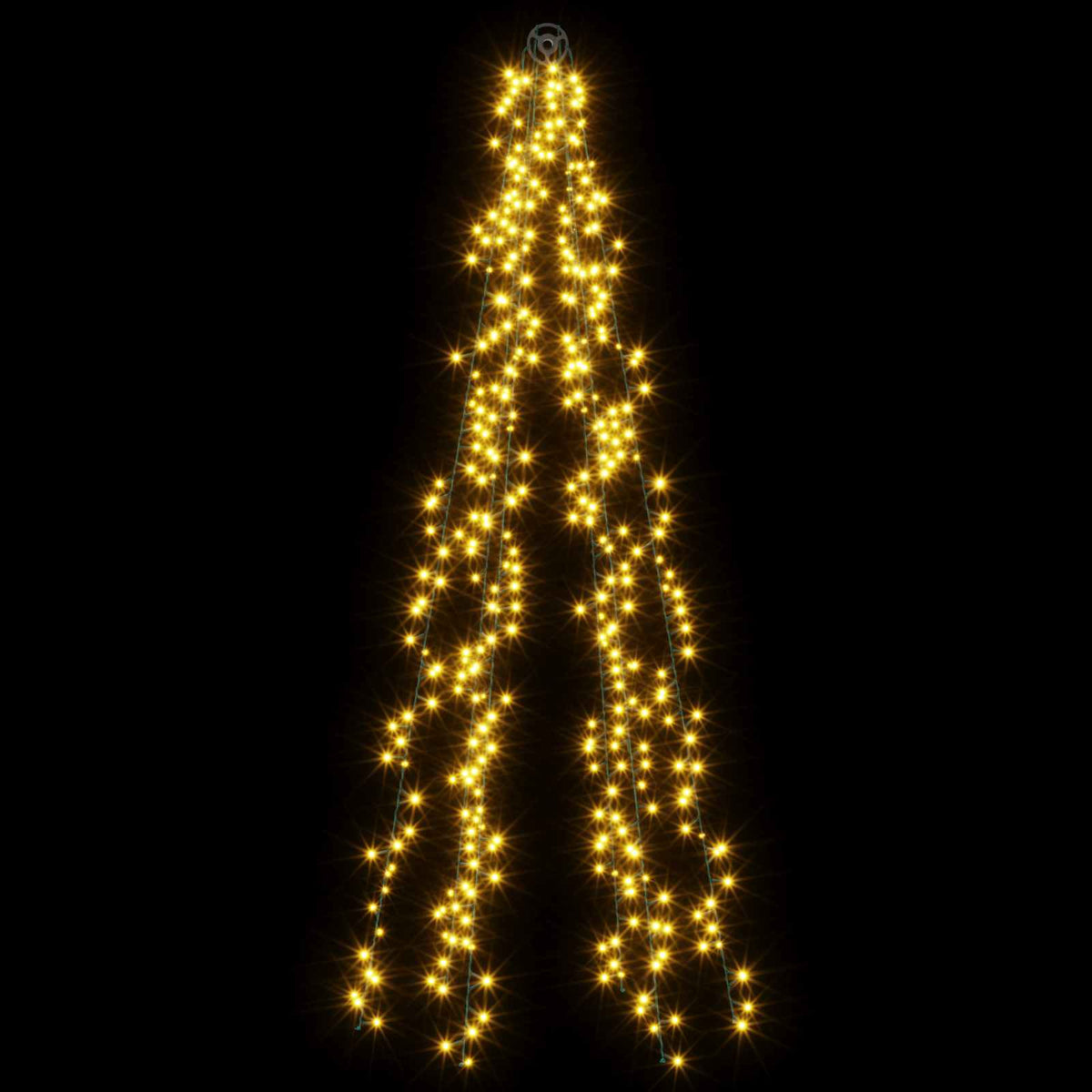 vidaXL Christmas Tree Lights with 6 LEDs 540 LEDs Warm White