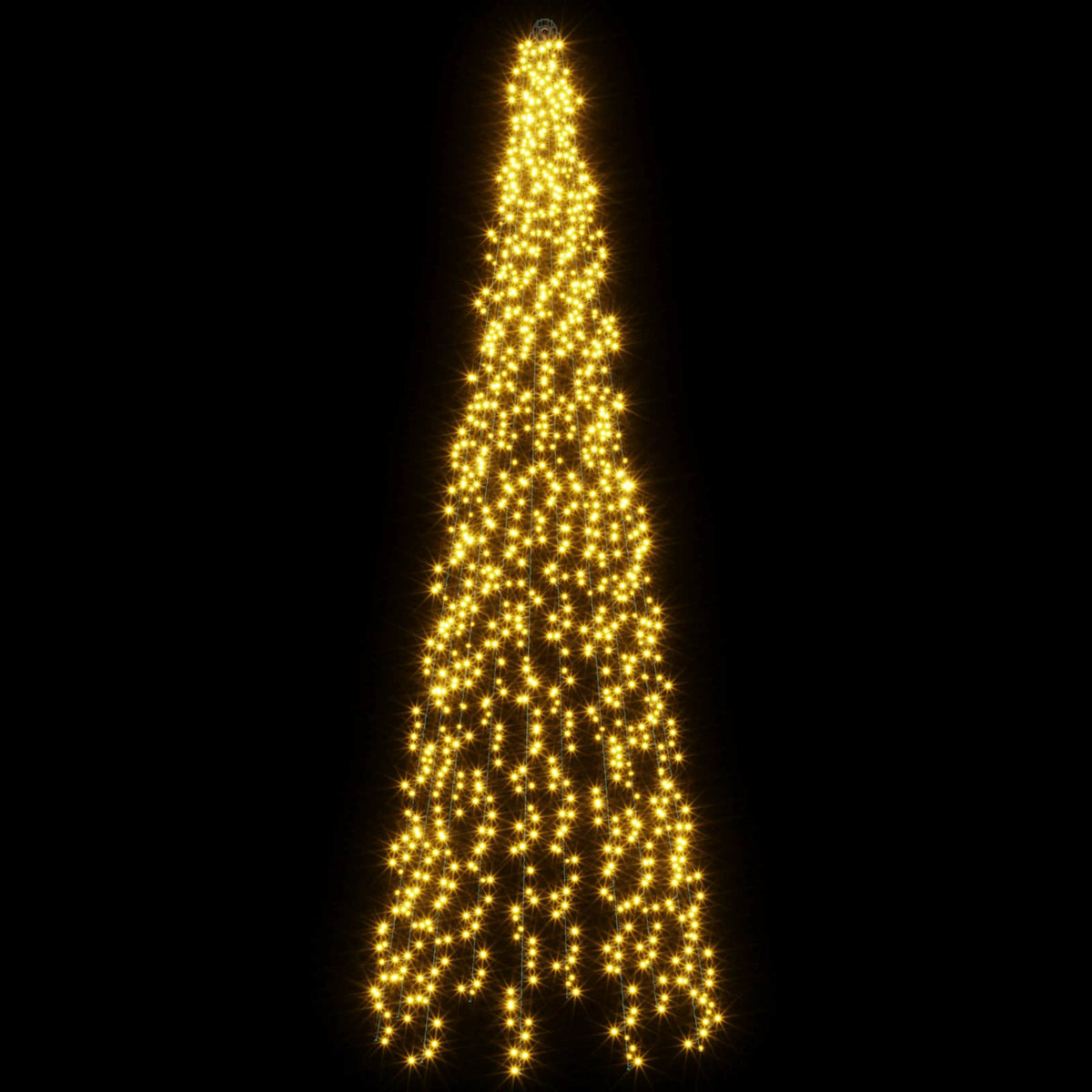 vidaXL Christmas tree lights with 10 LEDs 1550 LEDs Warm White