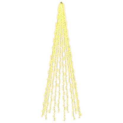 vidaXL Christmas Tree Lights with 12 LEDs 1608 LEDs Warm White