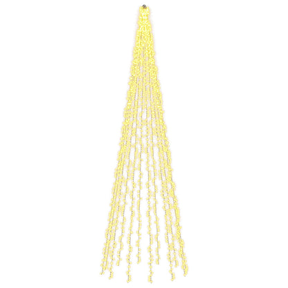 vidaXL Christmas Tree Lights with 12 LEDs 2004 LEDs Warm White