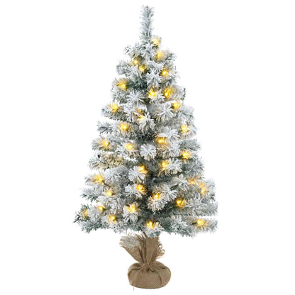 vidaXL Mini Christmas Tree Set 60 cm 125 LEDs Warm White PVC