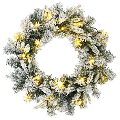 vidaXL Mini Christmas Tree Set 60 cm 125 LEDs Warm White PVC and PE