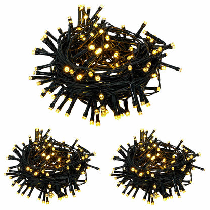 vidaXL Mini Christmas Tree Set 60 cm 125 LEDs Warm White PVC and PE