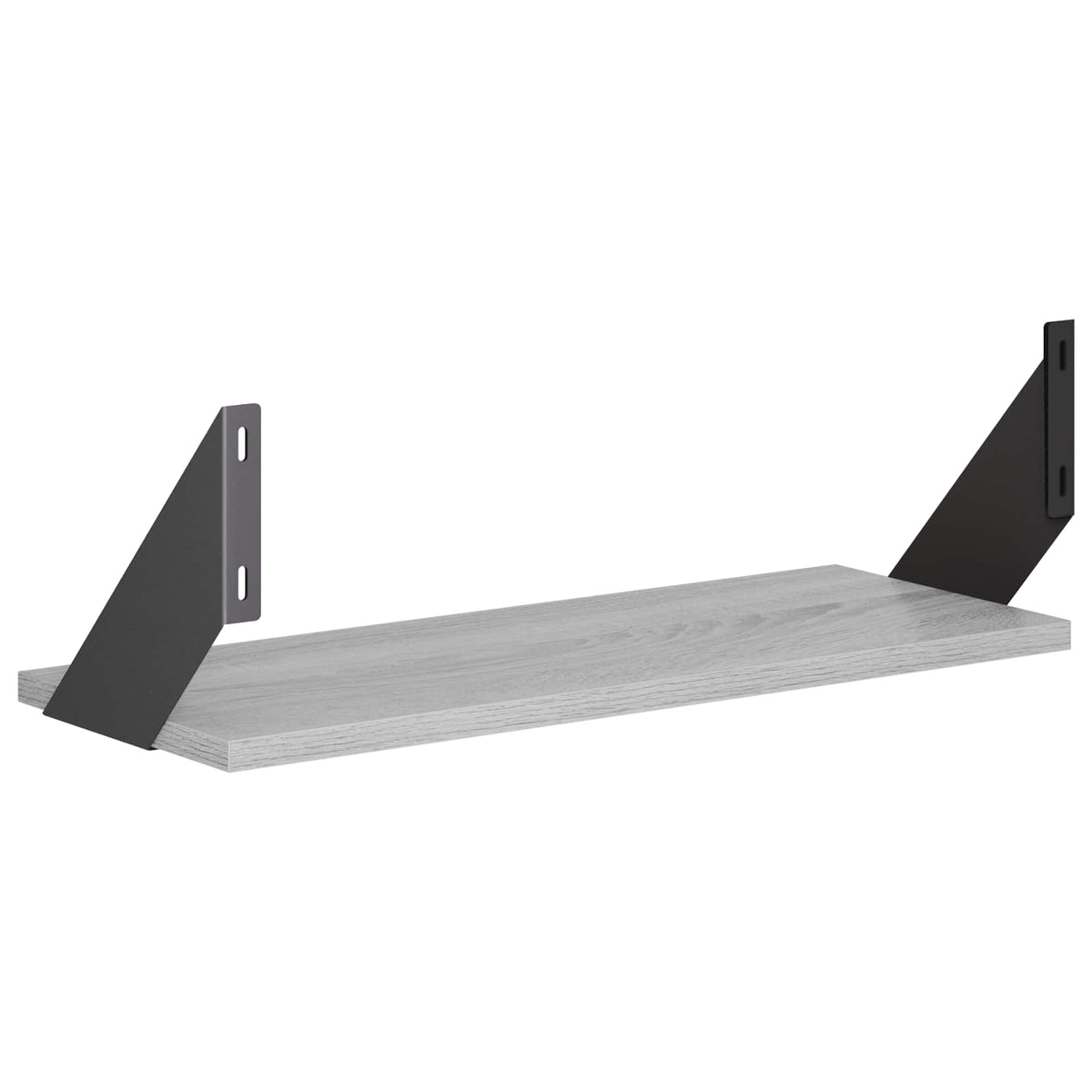 vidaXL Wall Shelves 2 pcs Grey Sonoma 50 x 20 x 17 cm