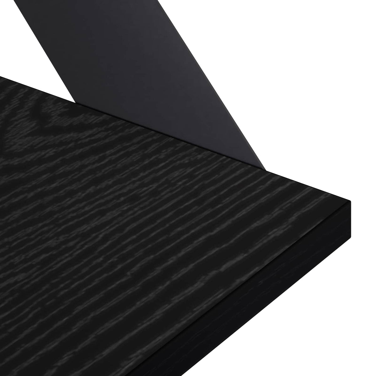 vidaXL Wall Shelves 4 pcs Black Oak 60 x 20 x 17 cm
