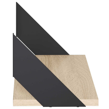 vidaXL Wall Shelves 4 pcs Sonoma Oak 60 x 20 x 17 cm