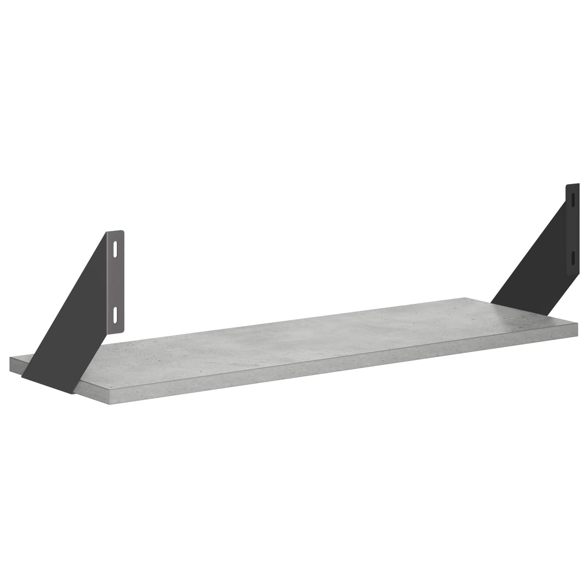 vidaXL Wall Shelves 2 pcs Concrete Grey 60 x 20 x 17 cm