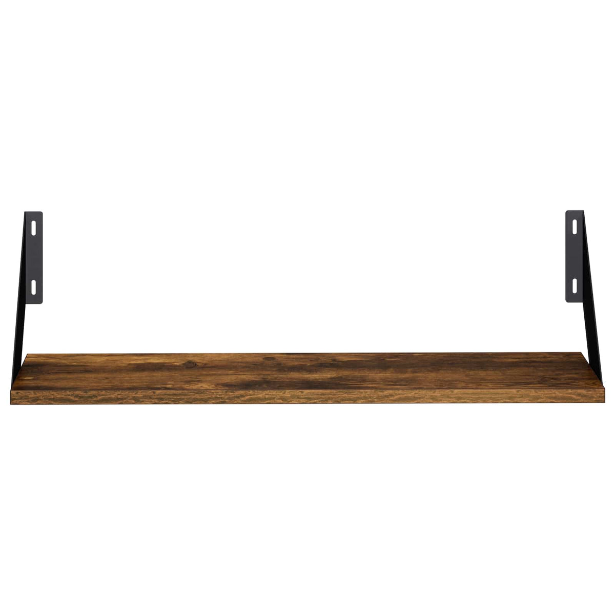 vidaXL Wall Shelves 2 pcs Smoked Oak 60 x 20 x 17 cm