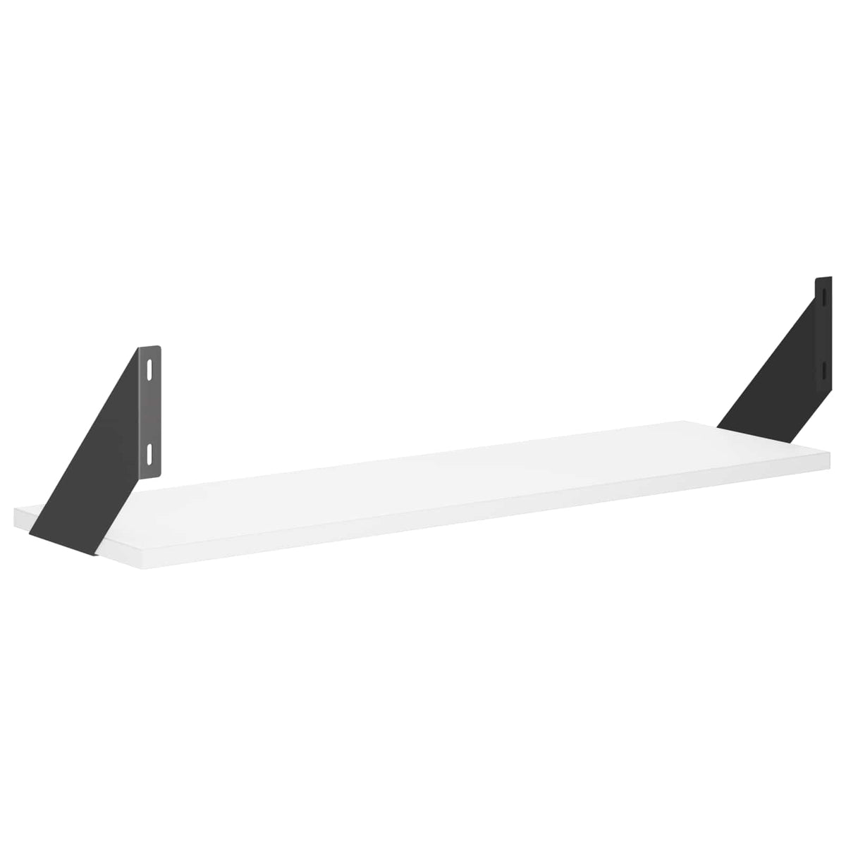 vidaXL Wall Shelves 2 pcs White 70 x 20 x 17 cm
