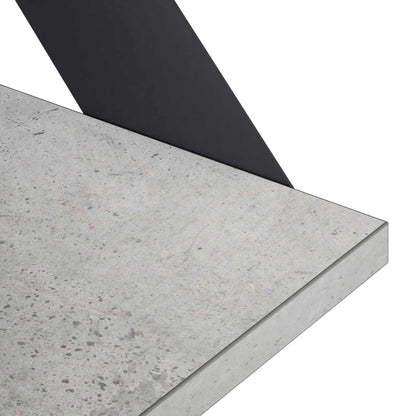 vidaXL Wall Shelves 2 pcs Concrete Grey 80 x 20 x 17 cm