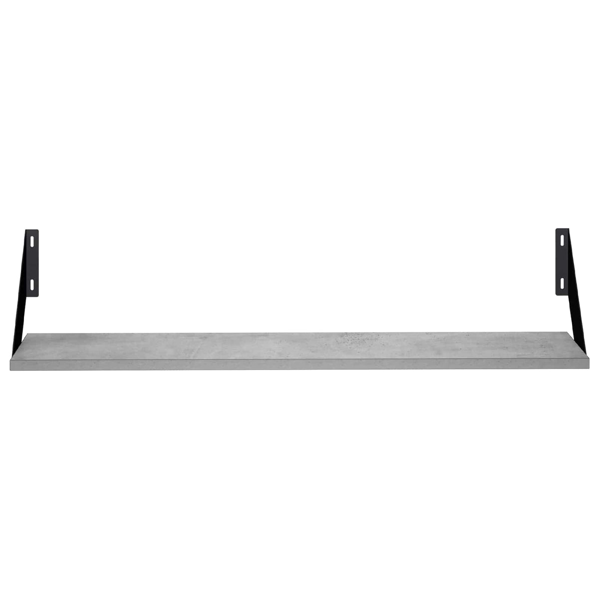 vidaXL Wall Shelves 2 pcs Concrete Grey 80 x 20 x 17 cm