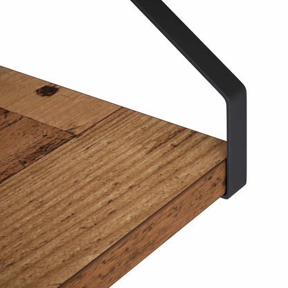 vidaXL Wall Shelves 4 pcs Old Wood 30 x 16 x 15.5 cm