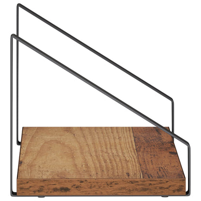 vidaXL Wall Shelves 4 pcs Old Wood 30 x 16 x 15.5 cm