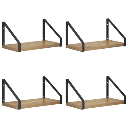 vidaXL Wall Shelves 4 pcs Artisan Oak 30 x 16 x 15.5 cm
