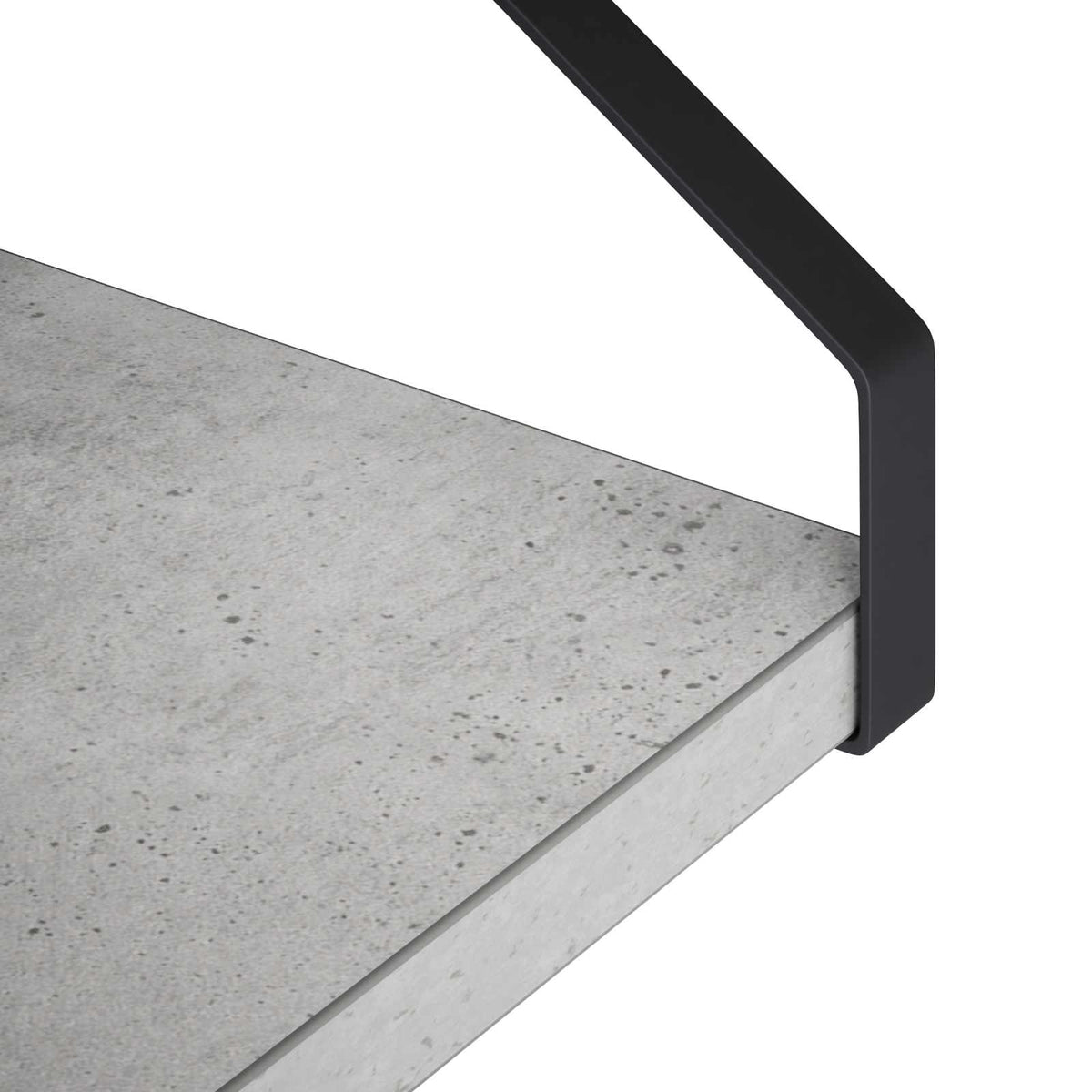 vidaXL Wall Shelves 2 pcs Concrete Grey 40 x 16 x 15.5 cm