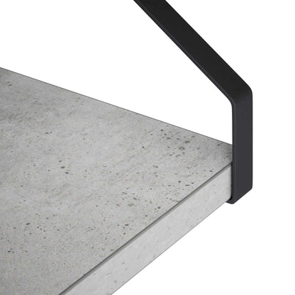 vidaXL Wall Shelves 2 pcs Concrete Grey 40 x 16 x 15.5 cm