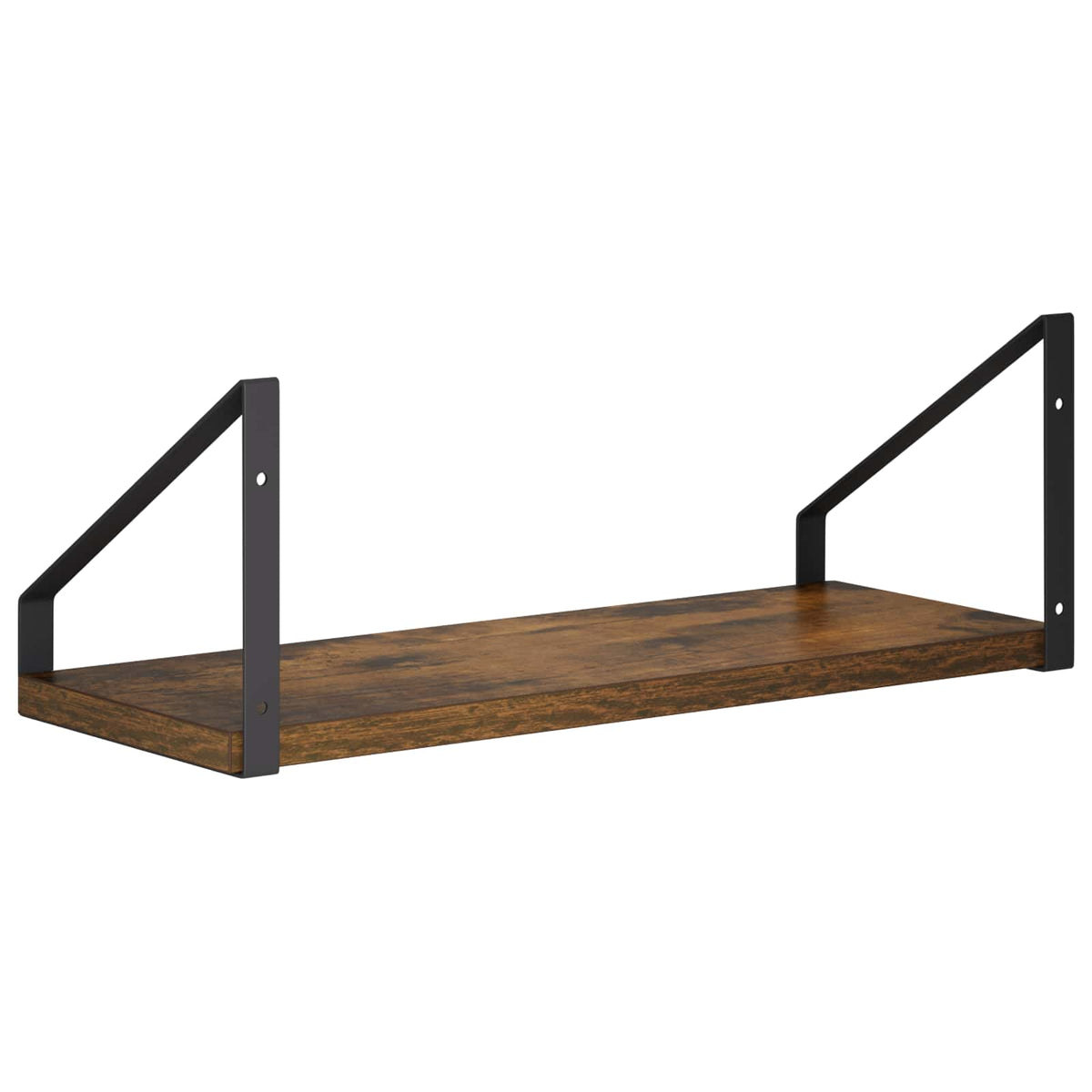 vidaXL Wall Shelves 2 pcs Smoked Oak 40 x 16 x 15.5 cm