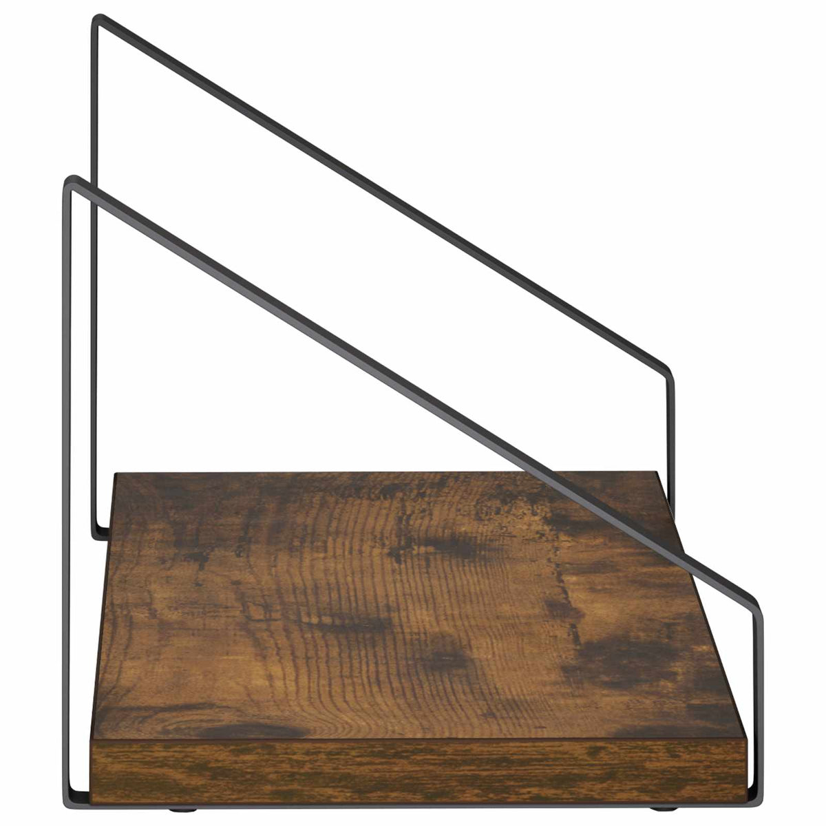 vidaXL Wall Shelves 2 pcs Smoked Oak 40 x 16 x 15.5 cm