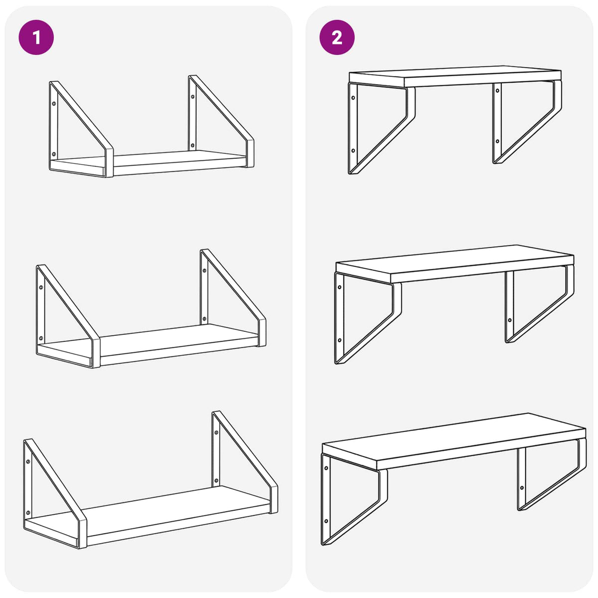 vidaXL Wall Shelves 3 pcs Old Wood 40 x 16 x 15.5 cm