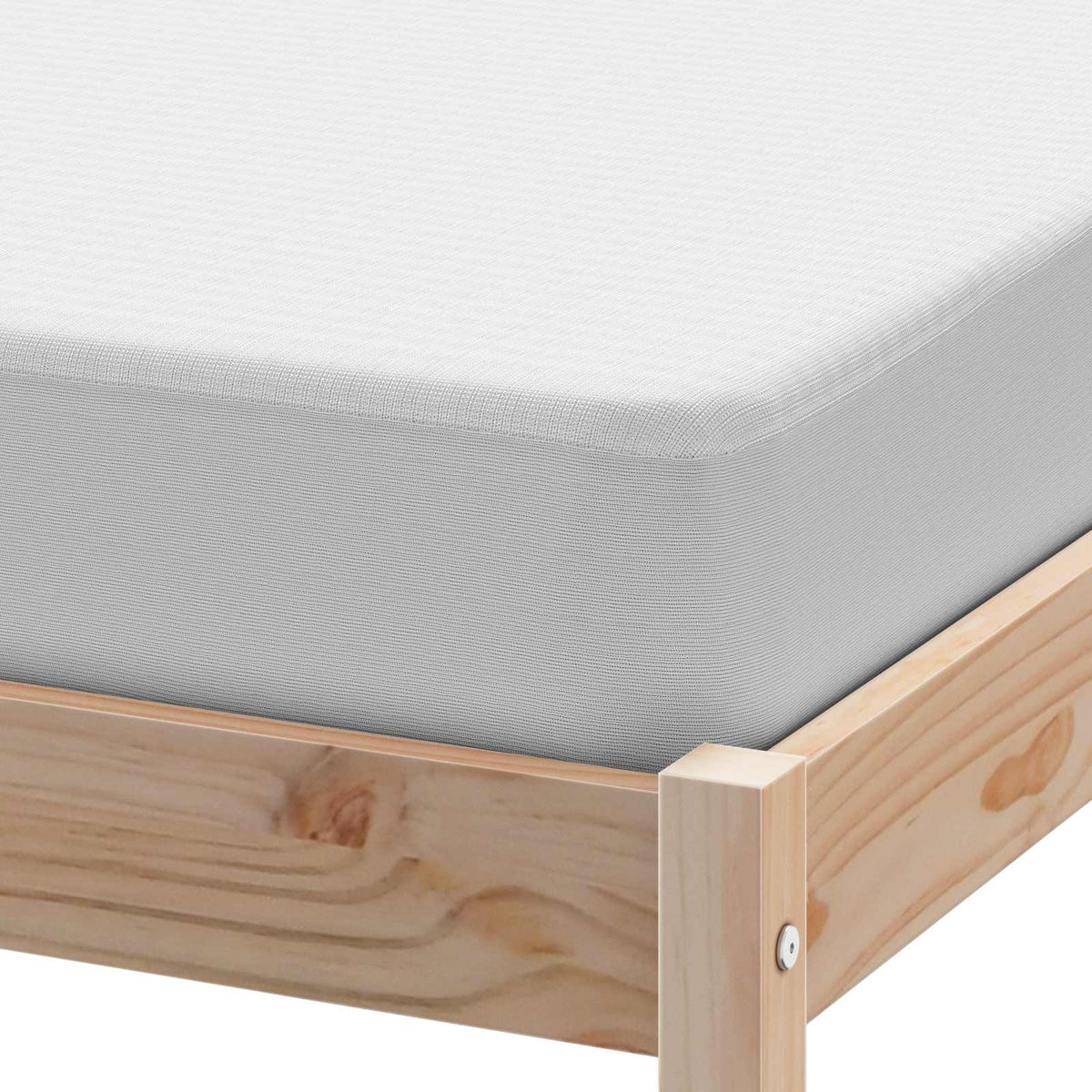 vidaXL Mattress Protector 2 pcs 100 x 200 cm Waterproof White