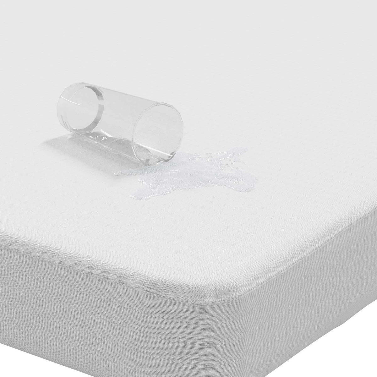 vidaXL Mattress Protector 2 pcs 160 x 200 cm Waterproof White