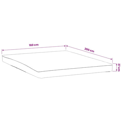 vidaXL Mattress Protector 2 pcs 160 x 200 cm Waterproof White