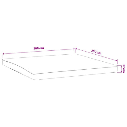 vidaXL Mattress Protector 2 pcs 200 x 200 cm Waterproof White