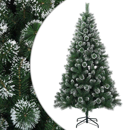 vidaXL Artificial Christmas Tree 120 cm PVC and Metal Green