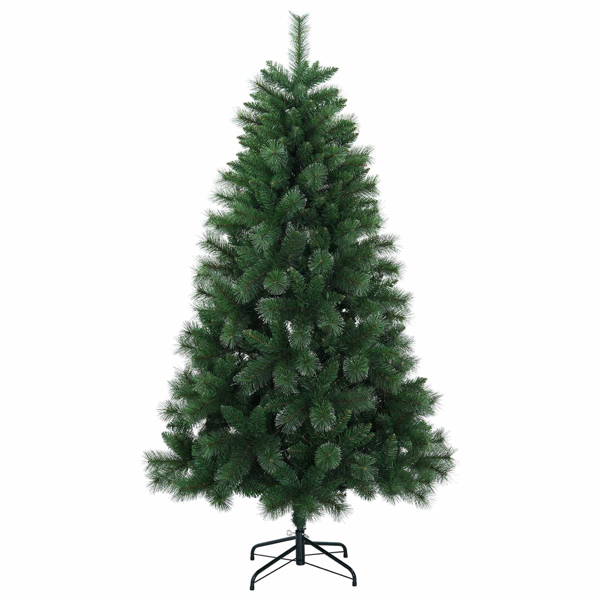 vidaXL Artificial Christmas Tree 240 cm PVC and Metal Green