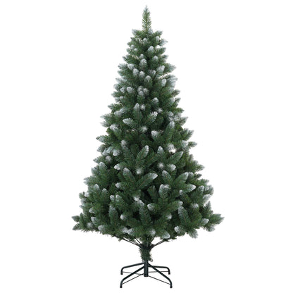 vidaXL Artificial Christmas Tree 210 cm PVC and Metal Green