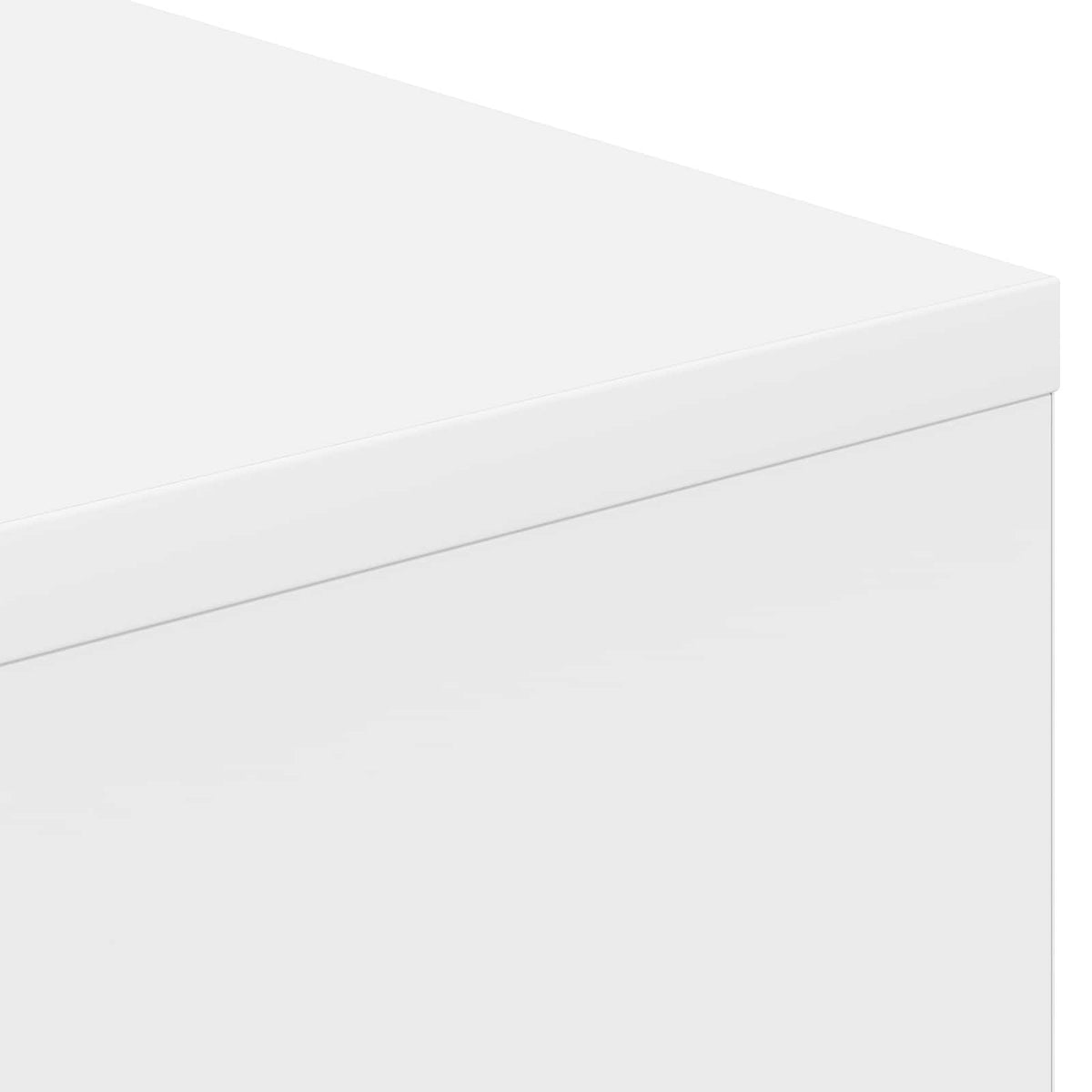 vidaXL Electric Fireplace White 100 x 24.5 x 90 cm Engineered wood
