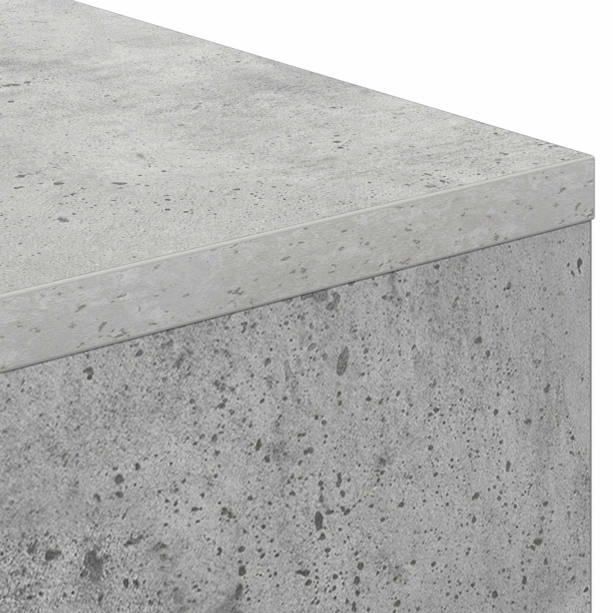 vidaXL Electric Fireplace Concrete 100 x 24.5 x 90 cm Engineered wood
