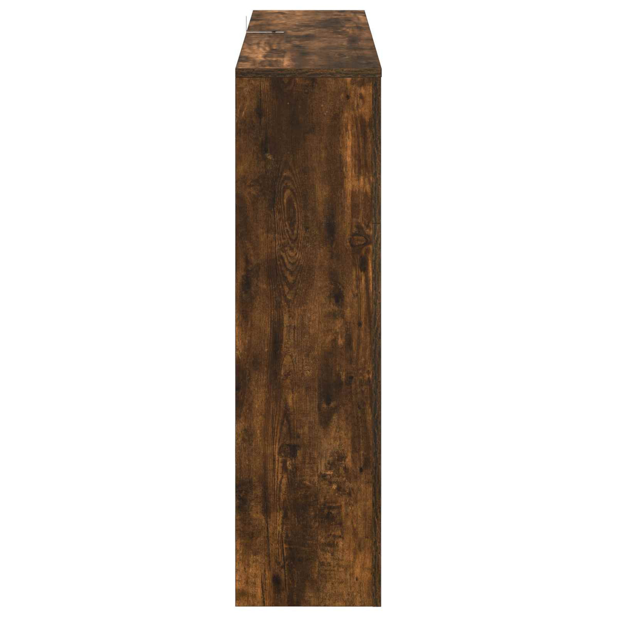 vidaXL Electric Fireplace Smoked Oak 100 x 24.5 x 90 cm