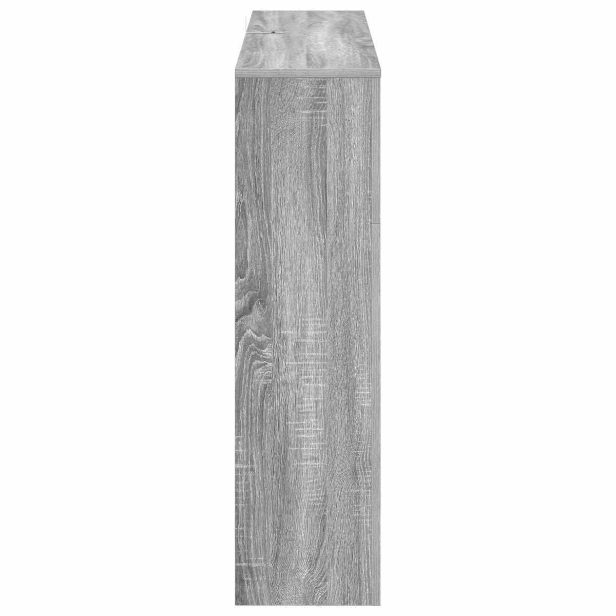 vidaXL Electric Fireplace Grey Sonoma 100 x 24.5 x 90 cm