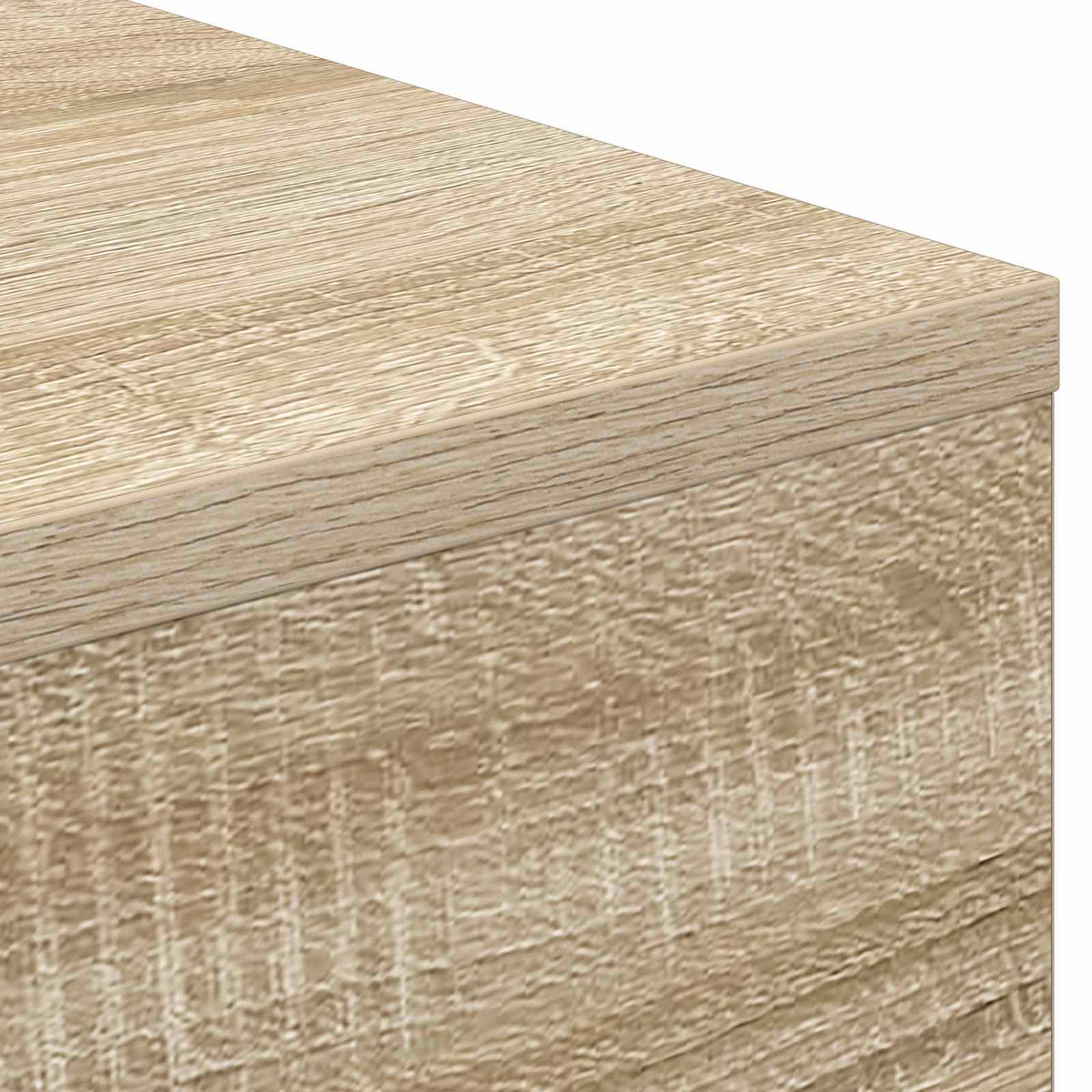 vidaXL Electric Fireplace Sonoma 75 x 24.5 x 75 cm Engineered wood
