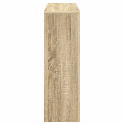 vidaXL Electric Fireplace Sonoma 75 x 24.5 x 75 cm Engineered wood