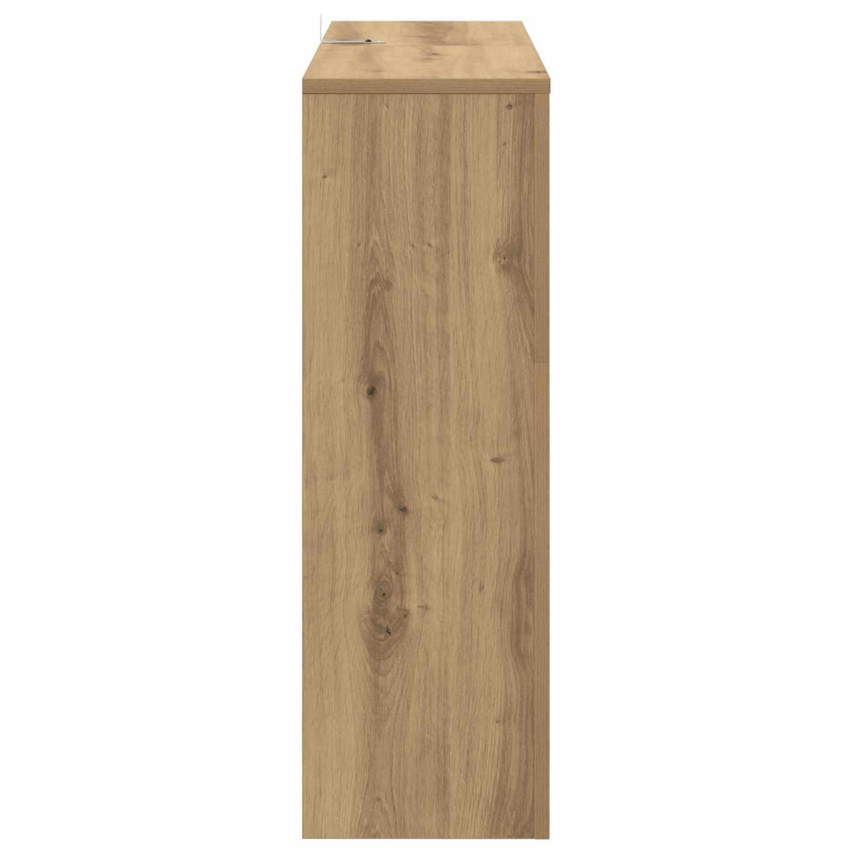 vidaXL Electric Fireplace Artisan Oak 75 x 24.5 x 75 cm