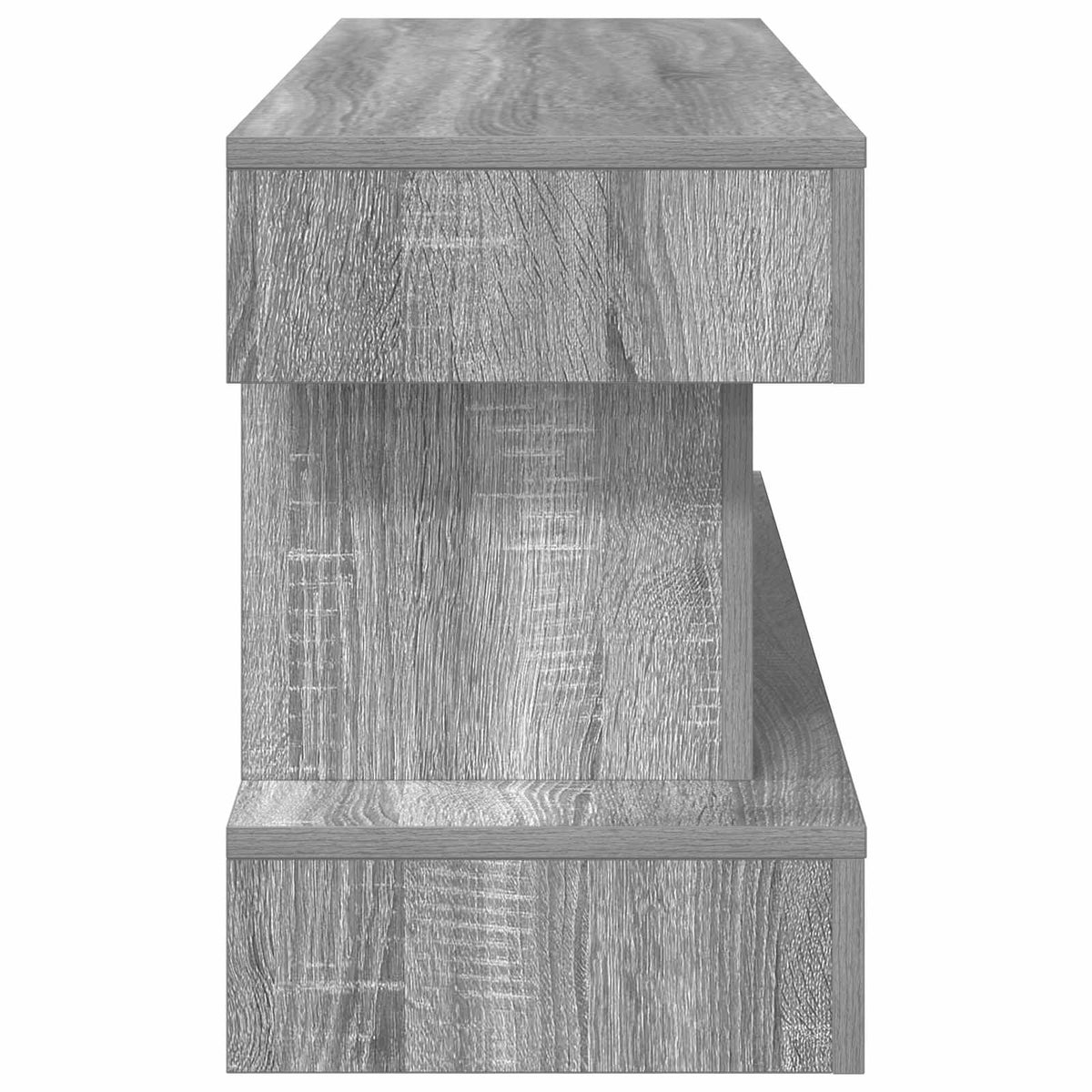 vidaXL Electric Fireplace Grey Sonoma 100 x 30 x 44 cm Engineered wood