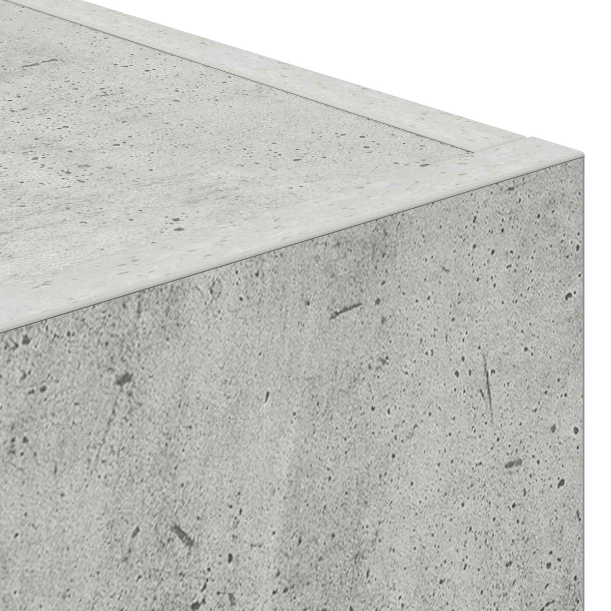 vidaXL Electric Fireplace Concrete 150 x 30 x 50 cm Engineered wood