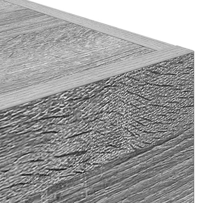 vidaXL Electric Fireplace Grey Sonoma 150 x 30 x 50 cm Engineered wood