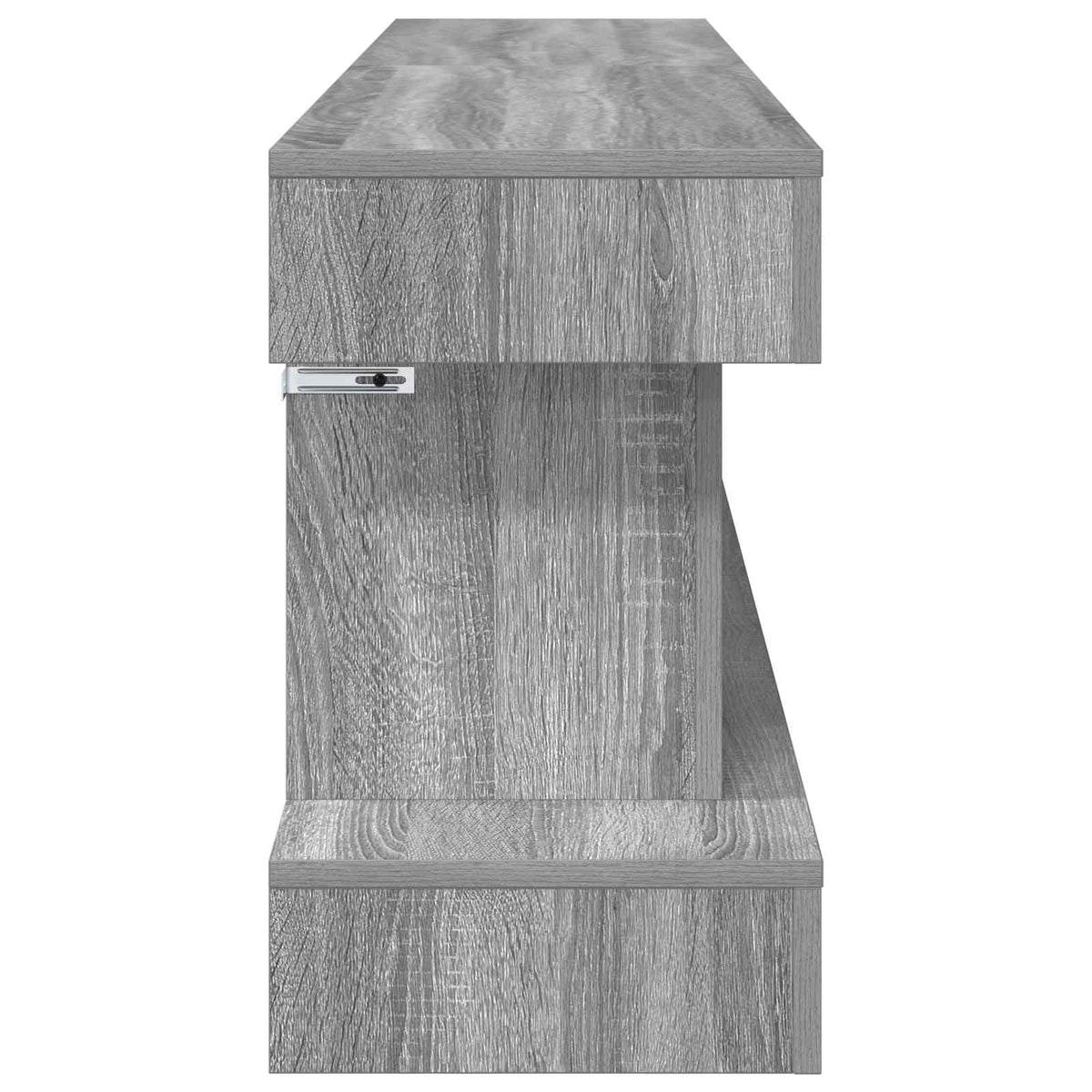vidaXL Electric Fireplace Grey Sonoma 150 x 30 x 50 cm Engineered wood
